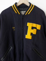 Lade das Bild in den Galerie-Viewer, Leder Collegejacke Bill &#39;94 DeLong Hockey (L-XL)
