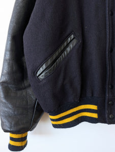 Leder Collegejacke Bill '94 DeLong Hockey (L-XL)
