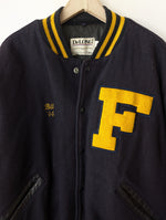 Lade das Bild in den Galerie-Viewer, Leder Collegejacke Bill &#39;94 DeLong Hockey (L-XL)
