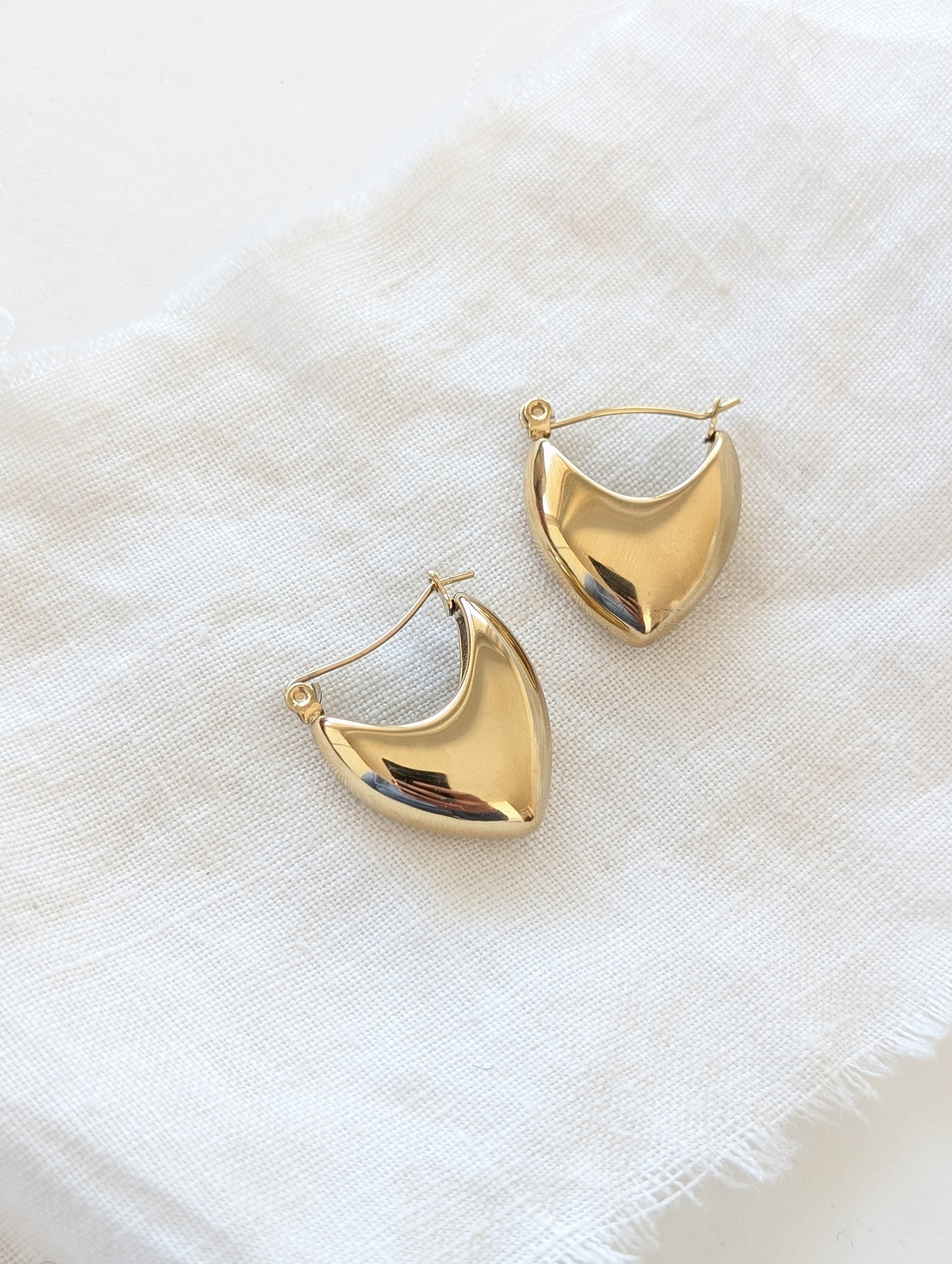 Creolen 14k Gold Heart