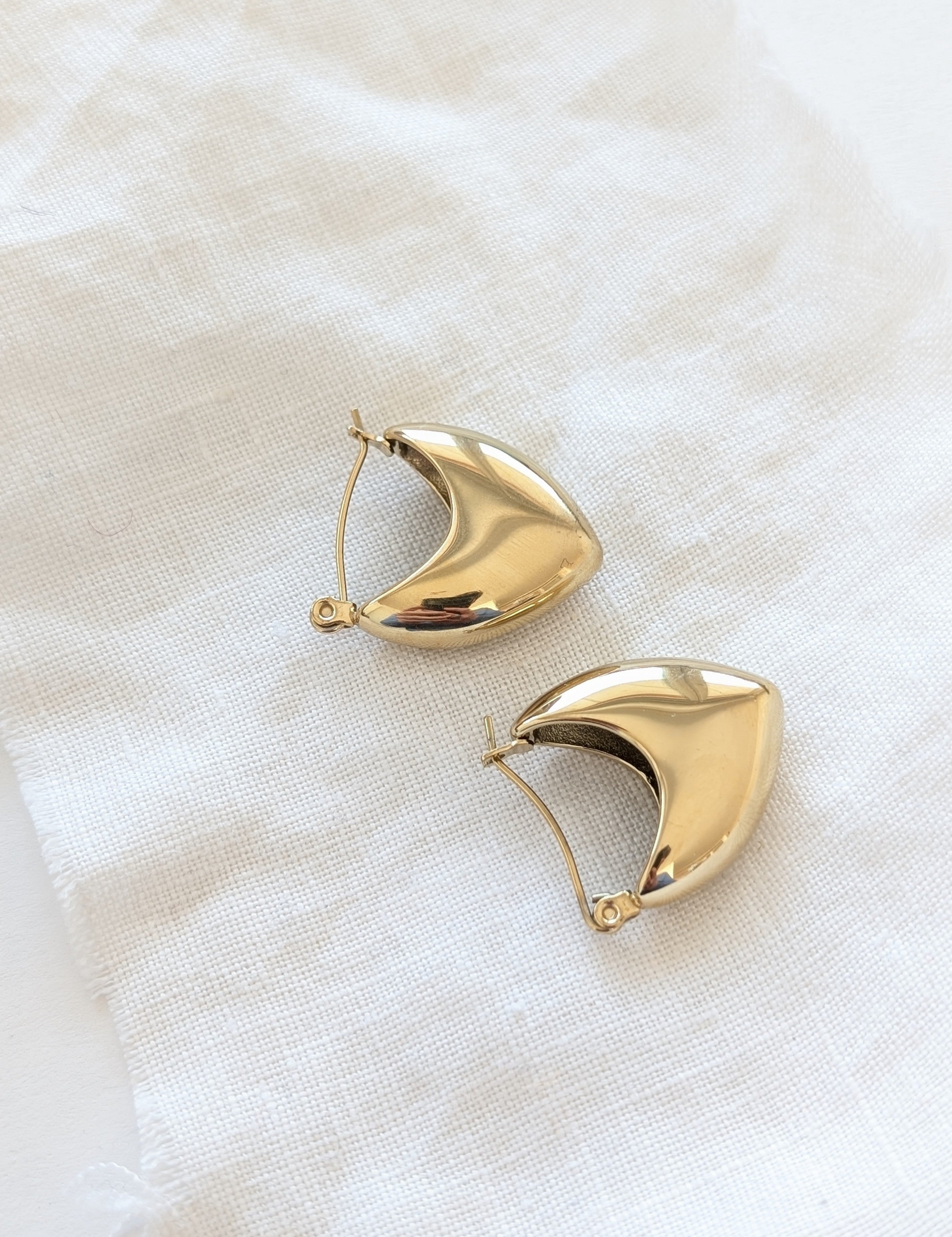 Creolen 14k Gold Heart