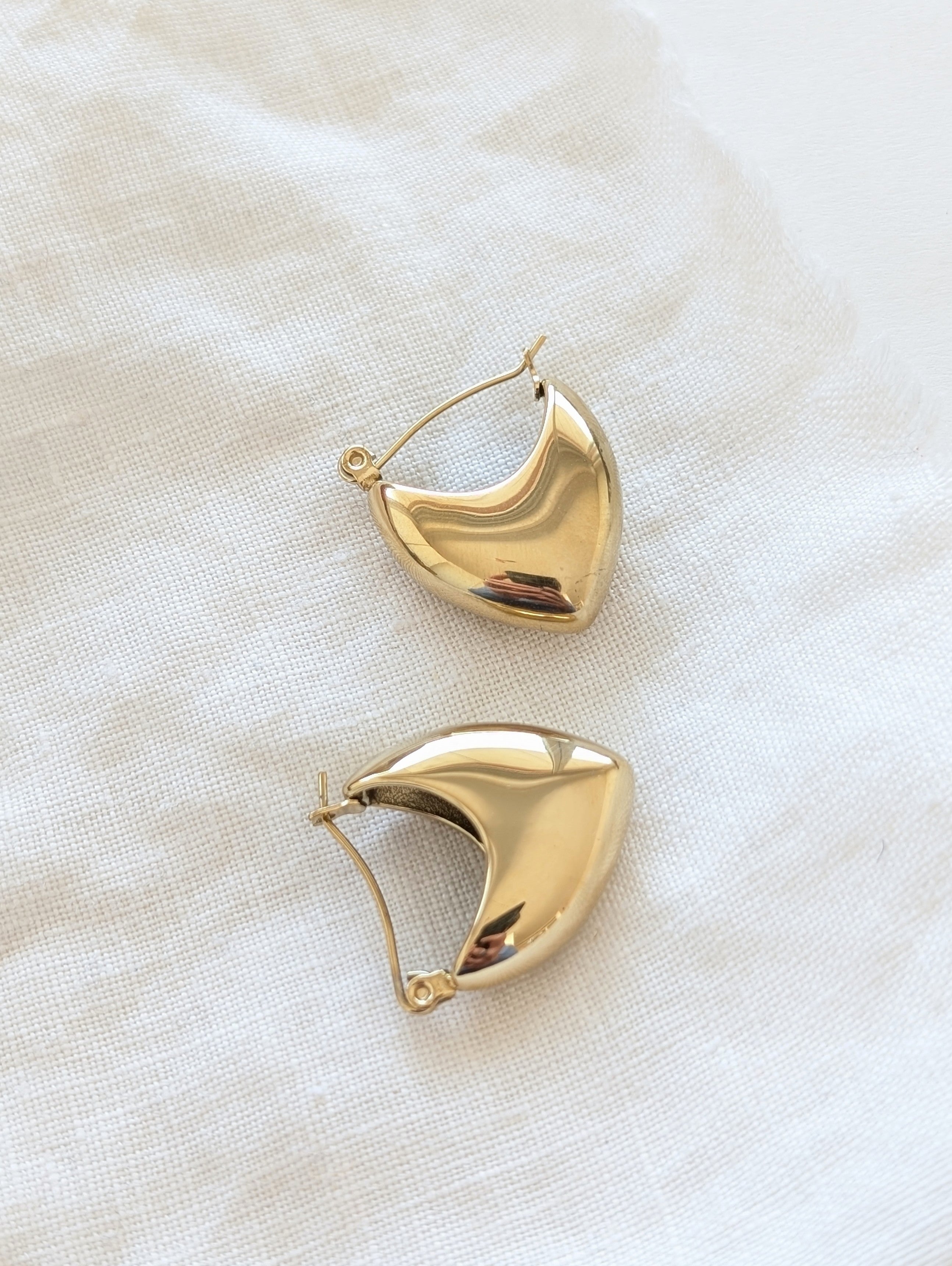 Creolen 14k Gold Heart