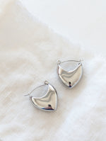 Lade das Bild in den Galerie-Viewer, Creolen 14k Silber Heart
