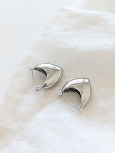 Creolen 14k Silber Heart