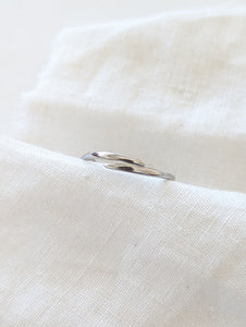 Ring 14k Silber Twisted Fine