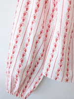 Lade das Bild in den Galerie-Viewer, Bluse 70s Weintrauben Print Folklore Ballonärmel (M-XL)
