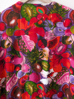 Lade das Bild in den Galerie-Viewer, Bluse Obst Tropical Print Kiwi Ananas (XL)
