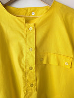 Lade das Bild in den Galerie-Viewer, *Deadstock* Bluse 80s Sonnengelb Basic (L)
