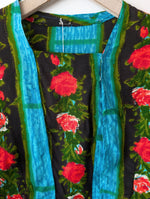 Lade das Bild in den Galerie-Viewer, *Handmade* Bluse 70s Cropped Trompetenärmel (S)
