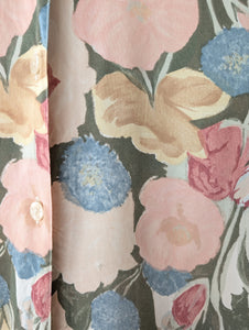 Bluse Pastell Rosen Print Altrosa (L)