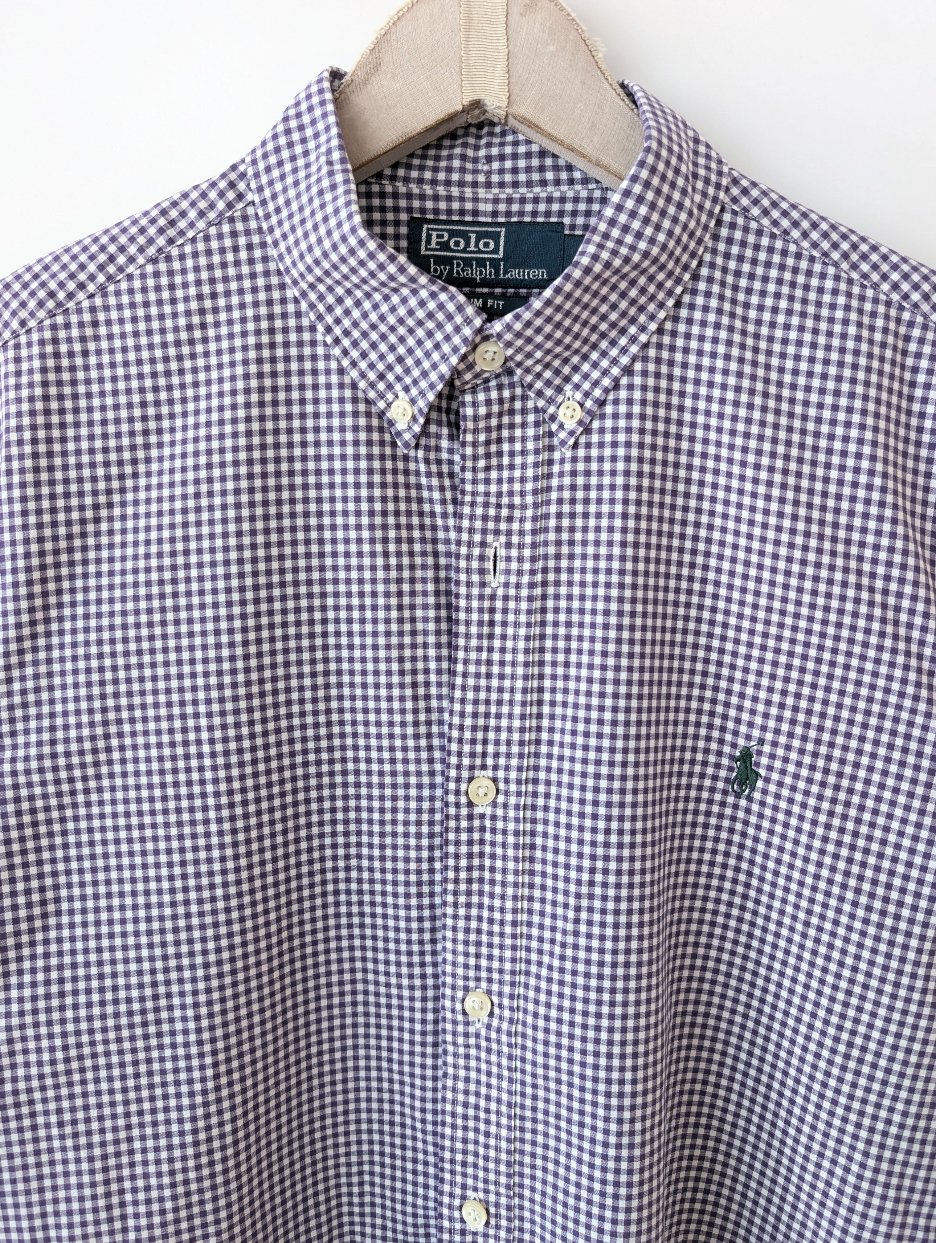 *Polo Ralph Lauren* Hemd Karo Lila (M-L)