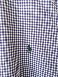 *Polo Ralph Lauren* Hemd Karo Lila (M-L)
