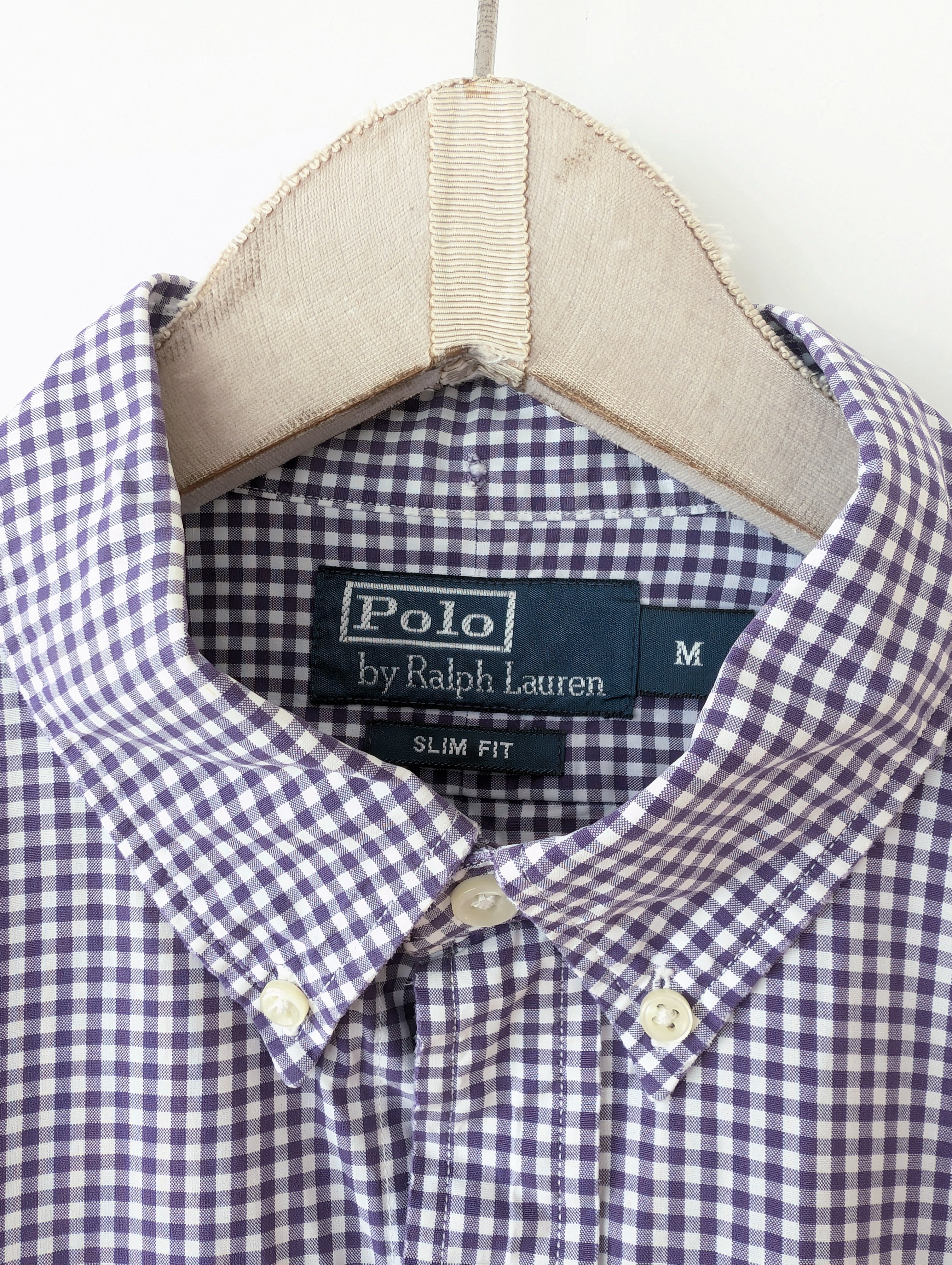 *Polo Ralph Lauren* Hemd Karo Lila (M-L)