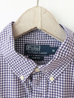 Lade das Bild in den Galerie-Viewer, *Polo Ralph Lauren* Hemd Karo Lila (M-L)
