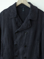 Lade das Bild in den Galerie-Viewer, *C.P. Company* Leinen Jacke Marine Zweireiher (M-L)
