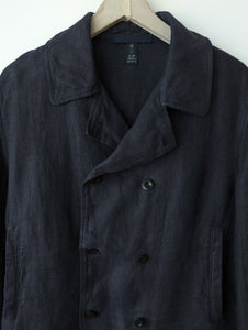 *C.P. Company* Leinen Jacke Marine Zweireiher (M-L)