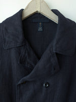 Lade das Bild in den Galerie-Viewer, *C.P. Company* Leinen Jacke Marine Zweireiher (M-L)
