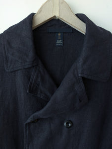 *C.P. Company* Leinen Jacke Marine Zweireiher (M-L)