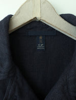Lade das Bild in den Galerie-Viewer, *C.P. Company* Leinen Jacke Marine Zweireiher (M-L)
