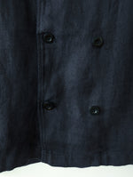 Lade das Bild in den Galerie-Viewer, *C.P. Company* Leinen Jacke Marine Zweireiher (M-L)
