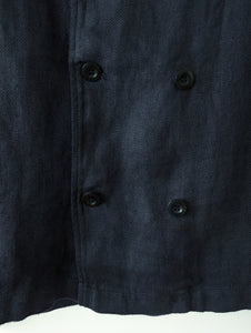*C.P. Company* Leinen Jacke Marine Zweireiher (M-L)