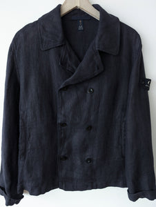*C.P. Company* Leinen Jacke Marine Zweireiher (M-L)