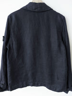 Lade das Bild in den Galerie-Viewer, *C.P. Company* Leinen Jacke Marine Zweireiher (M-L)
