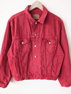 Jeansjacke 80s Blouson Big Star Rot (M-L)