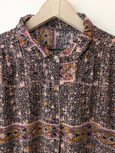 Bluse Bohemian 80s India Print (L-XL)