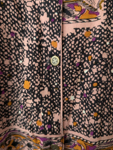 Bluse Bohemian 80s India Print (L-XL)