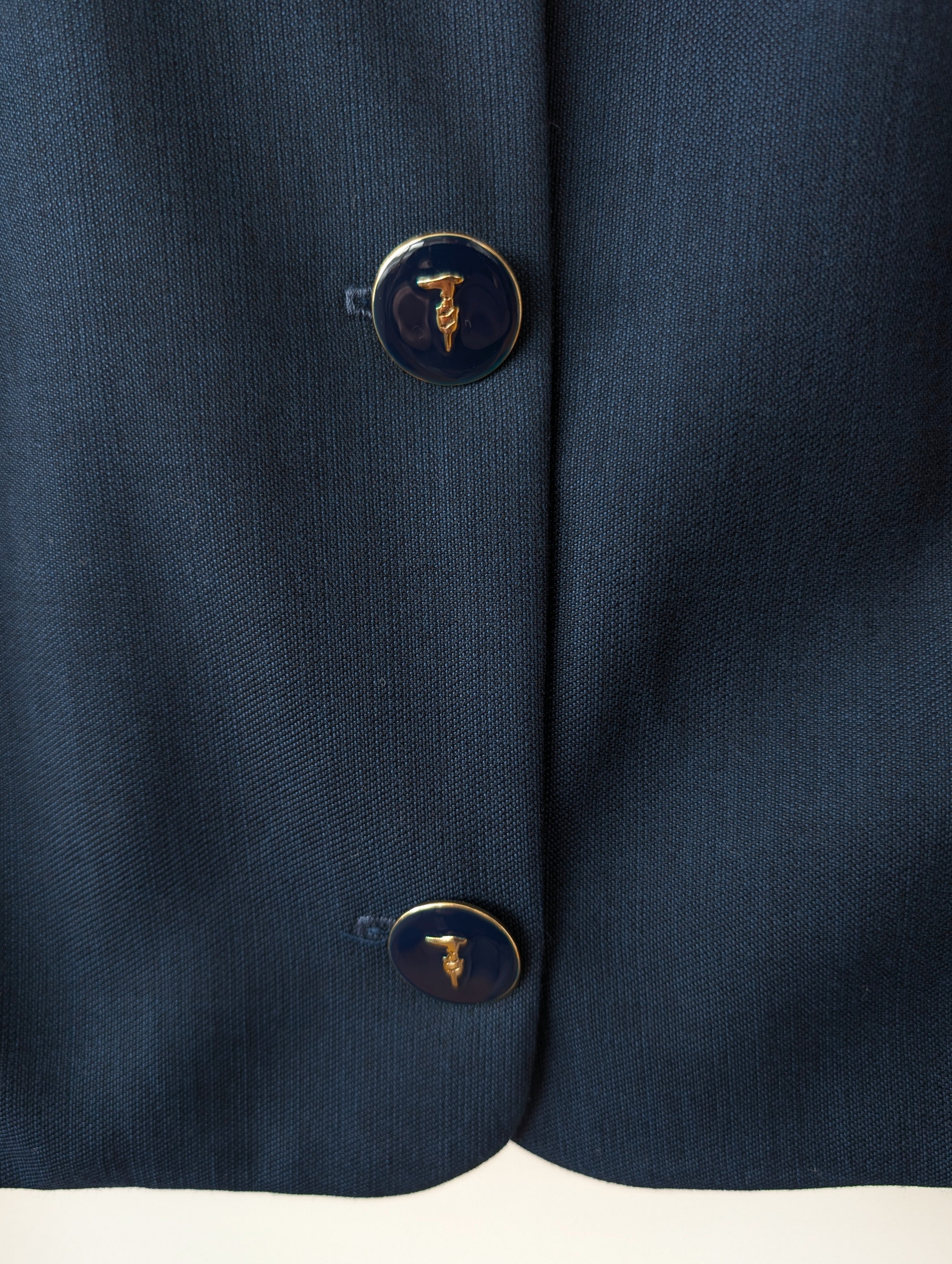Blazer Cropped 80s Golf Marine (M-L)