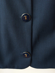 Blazer Cropped 80s Golf Marine (M-L)