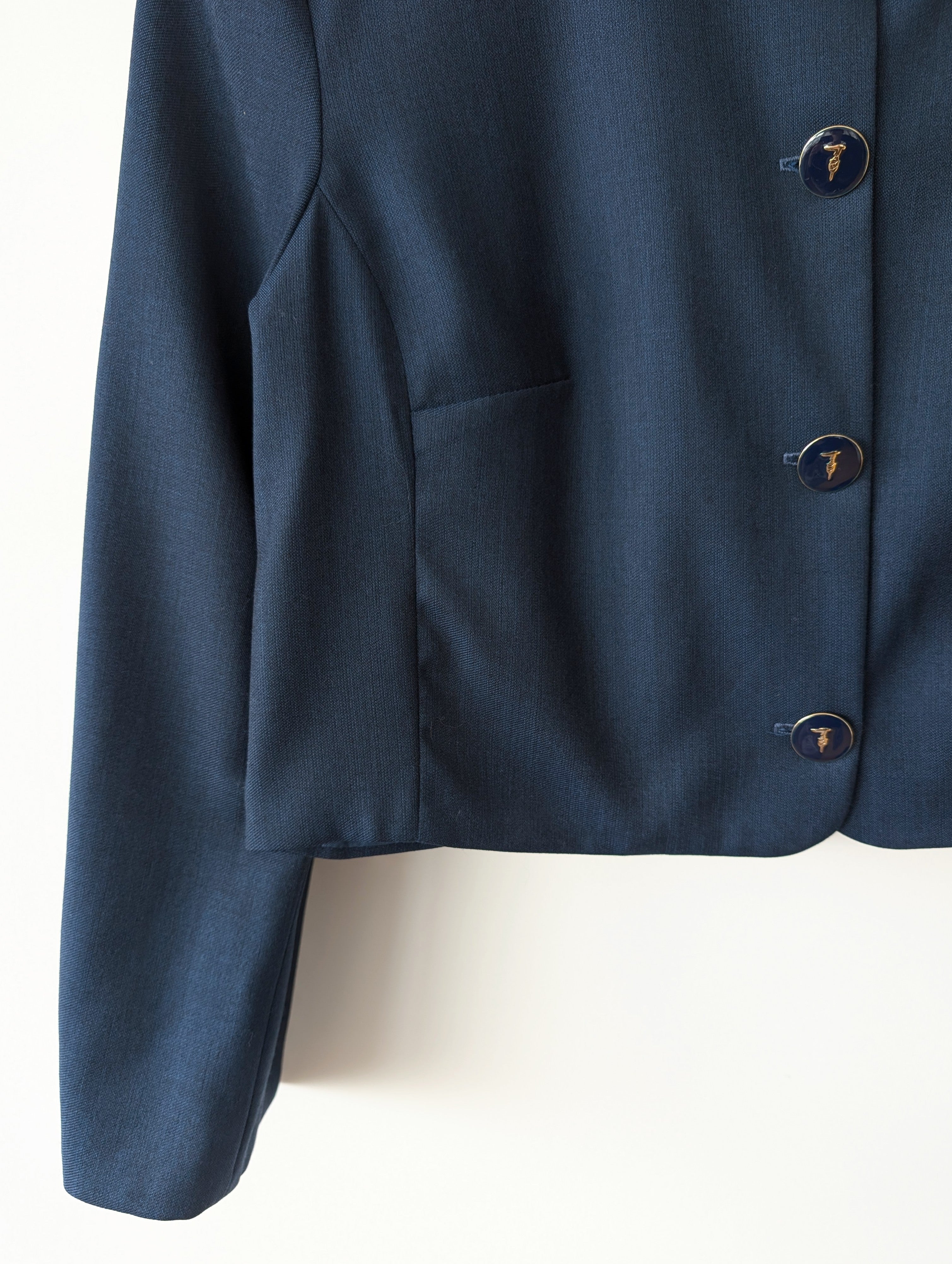 Blazer Cropped 80s Golf Marine (M-L)