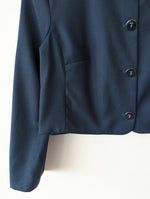 Lade das Bild in den Galerie-Viewer, Blazer Cropped 80s Golf Marine (M-L)
