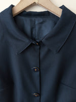 Lade das Bild in den Galerie-Viewer, Blazer Cropped 80s Golf Marine (M-L)
