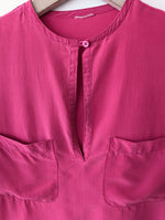 Lade das Bild in den Galerie-Viewer, *Seide* Bluse Premium Basic Pink (S-M)
