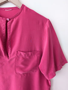 *Seide* Bluse Premium Basic Pink (S-M)