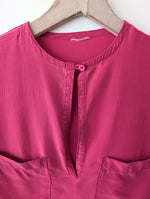 Lade das Bild in den Galerie-Viewer, *Seide* Bluse Premium Basic Pink (S-M)
