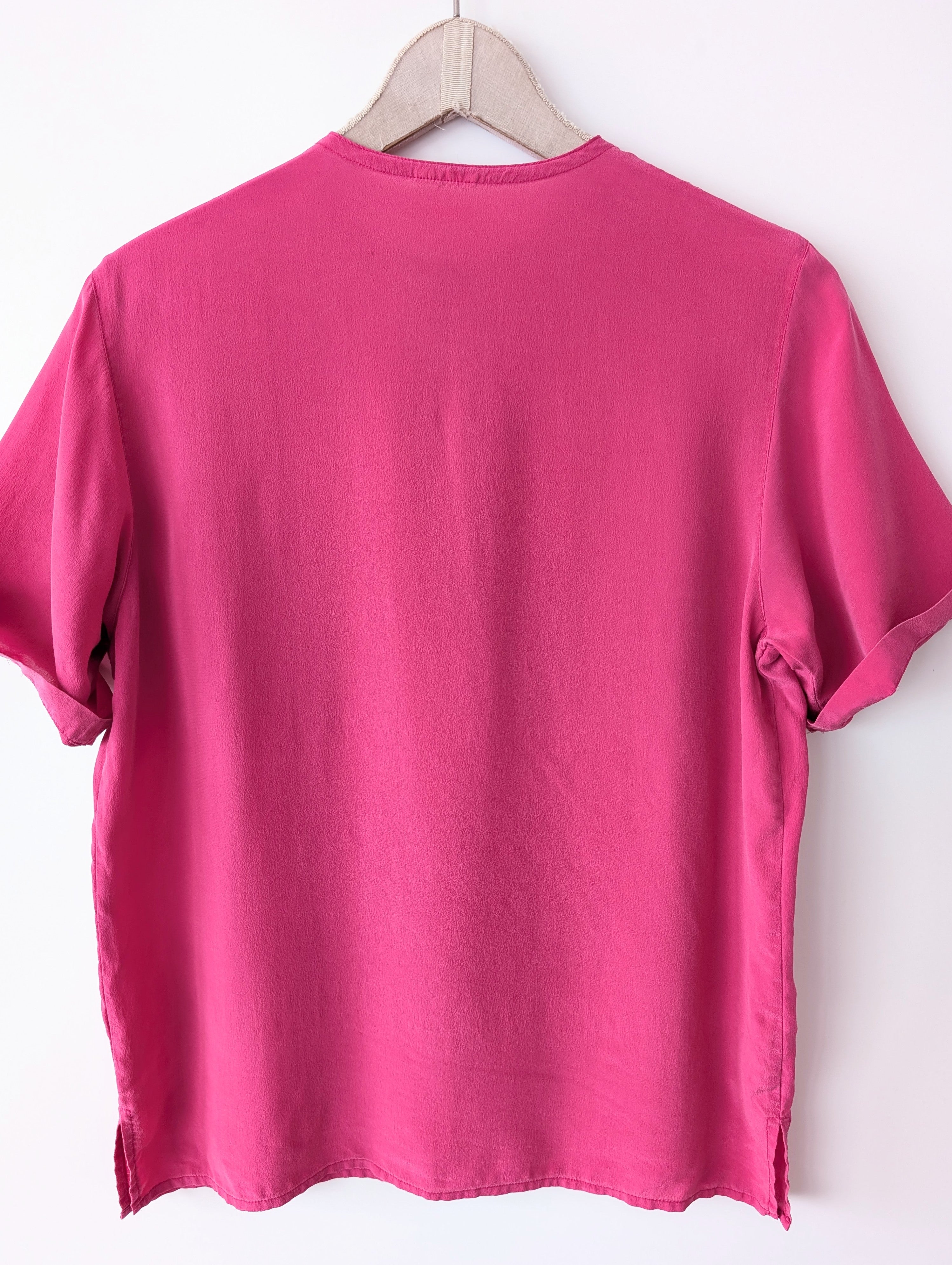 *Seide* Bluse Premium Basic Pink (S-M)