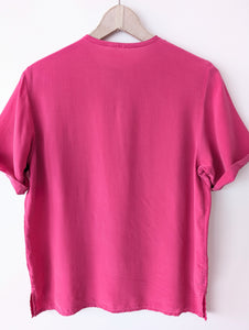 *Seide* Bluse Premium Basic Pink (S-M)