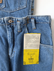 RARE Latzhose & Jeans 80s Seaway Highwaisted (L)