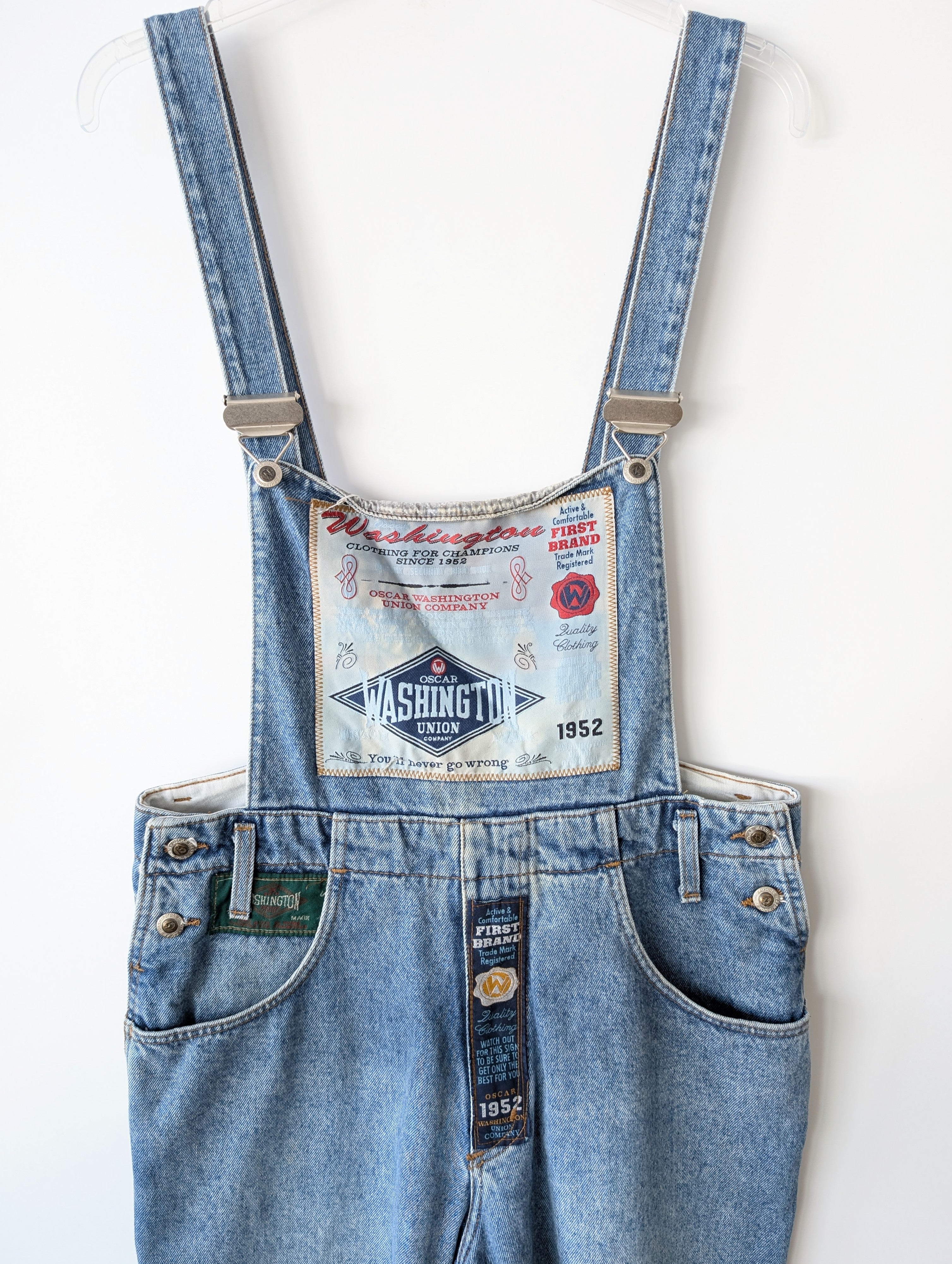 Latzhose 80s Patches Washington Workwear (L-XL)