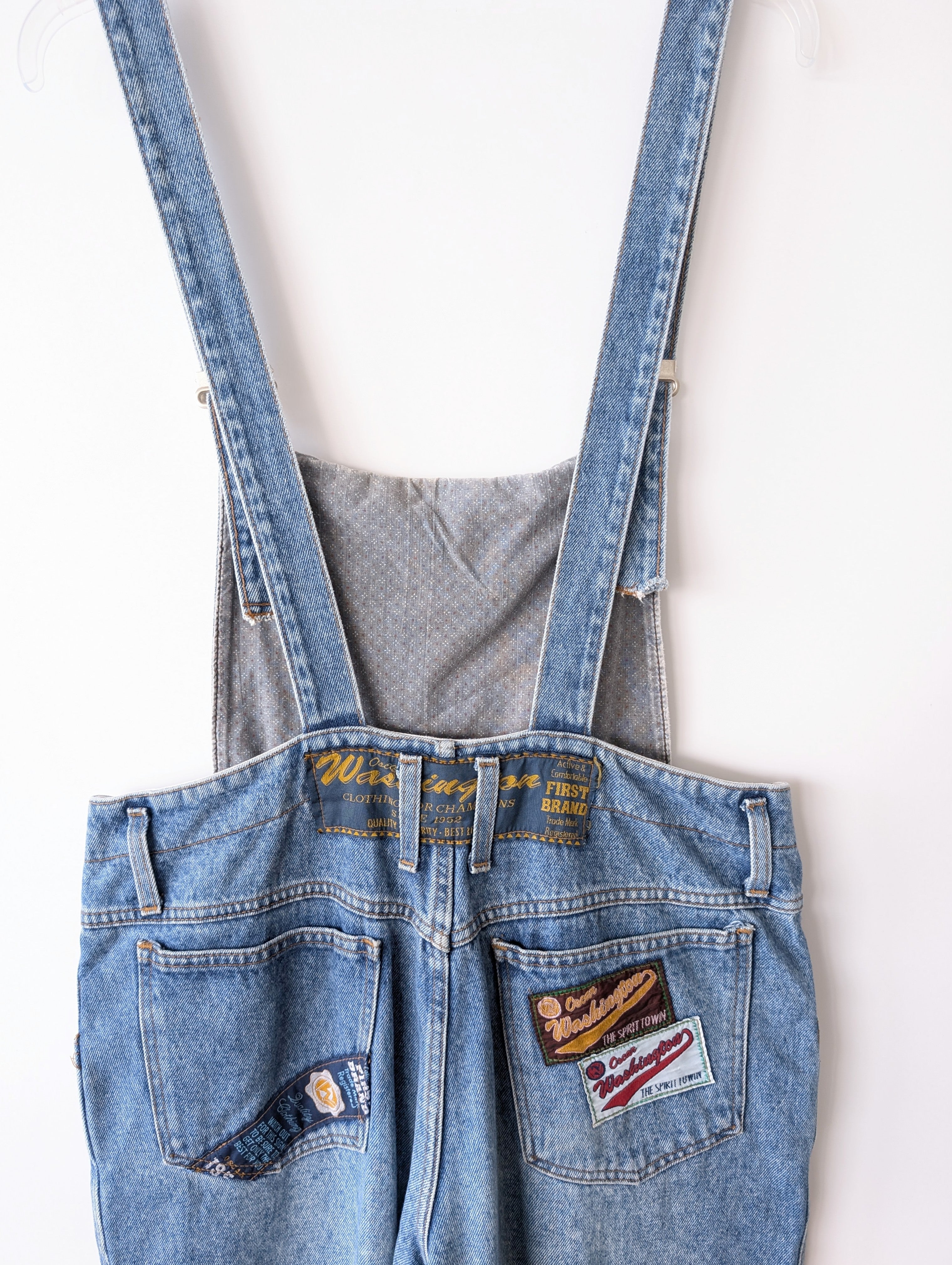 Latzhose 80s Patches Washington Workwear (L-XL)