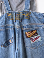 Lade das Bild in den Galerie-Viewer, Latzhose 80s Patches Washington Workwear (L-XL)

