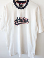 Lade das Bild in den Galerie-Viewer, *Adidas* Shirt Y2K Logo Print Rot Blau (XL)
