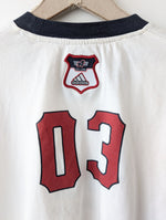 Lade das Bild in den Galerie-Viewer, *Adidas* Shirt Y2K Logo Print Rot Blau (XL)
