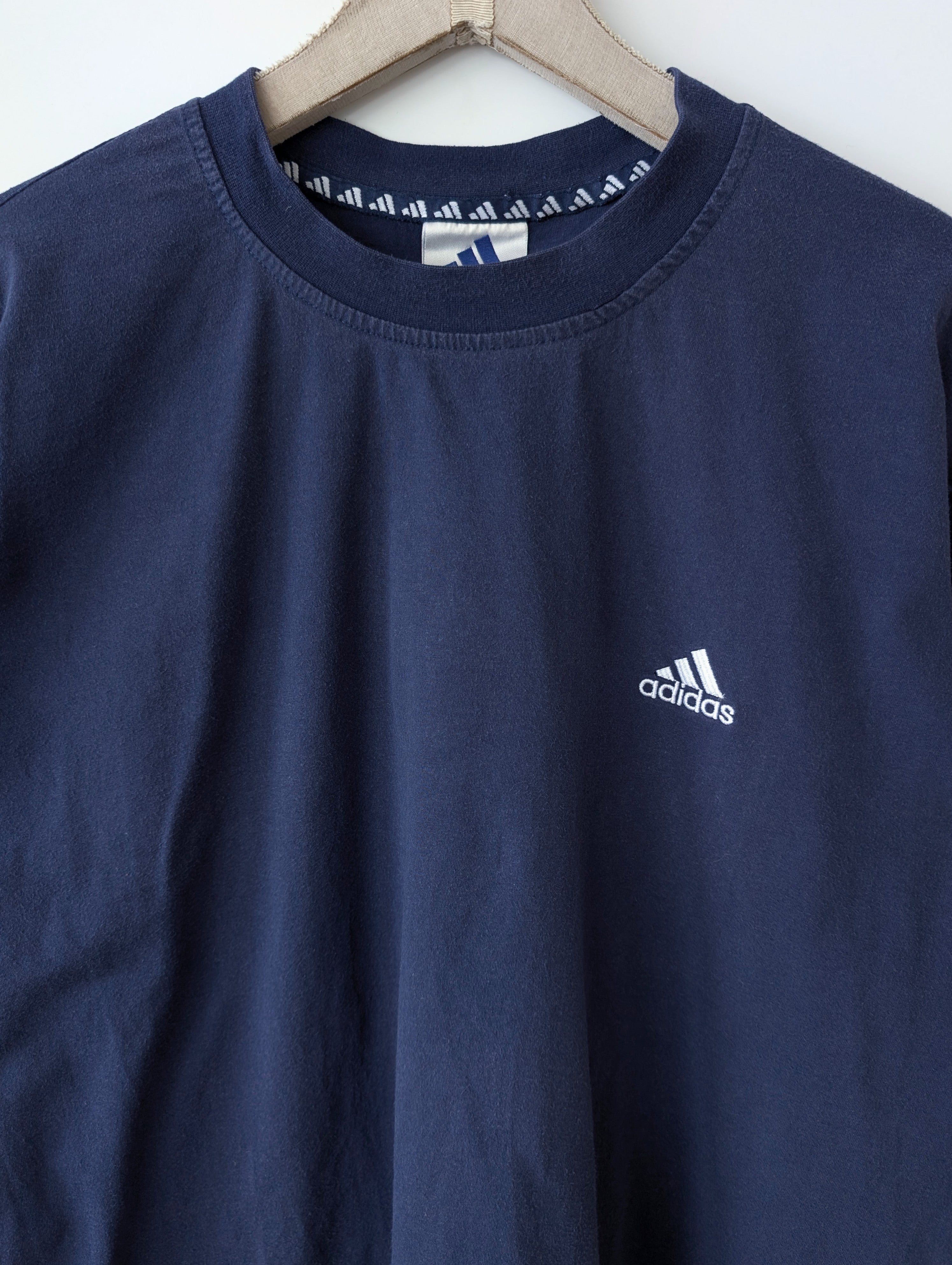 *Adidas* Shirt Basic 90s Dunkelblau (XL)