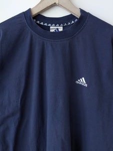 *Adidas* Shirt Basic 90s Dunkelblau (XL)