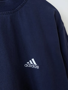 *Adidas* Shirt Basic 90s Dunkelblau (XL)