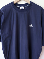 Lade das Bild in den Galerie-Viewer, *Adidas* Shirt Basic 90s Dunkelblau (XL)
